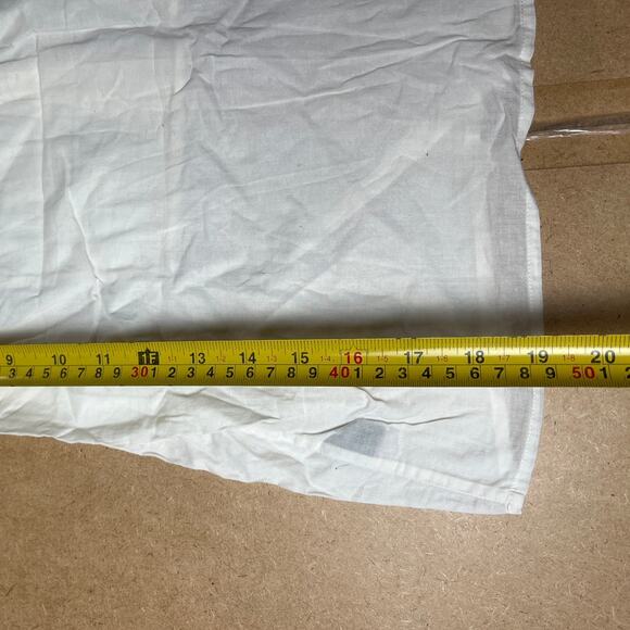 Jenny Kayne White Tank Top 100% Cotton Size Small - Picture 6 of 6